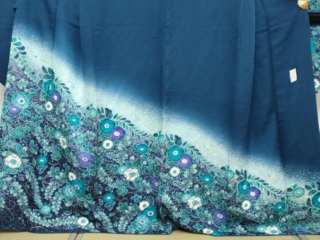 平和屋着物●豪華振袖 作家物 辻が花 暈し染め 金彩 正絹 逸品 DABI2946ud