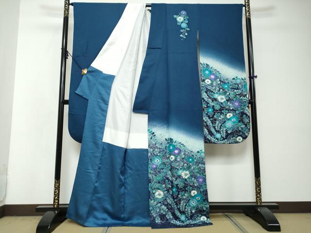 平和屋着物●豪華振袖 作家物 辻が花 暈し染め 金彩 正絹 逸品 DABI2946ud
