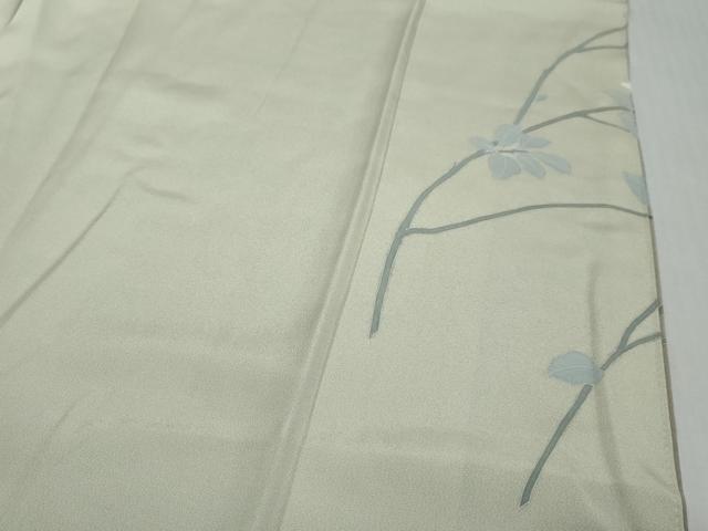 平和屋着物●訪問着 友禅 作家物 草花文 暈し染め 正絹 逸品 DABI2955ud