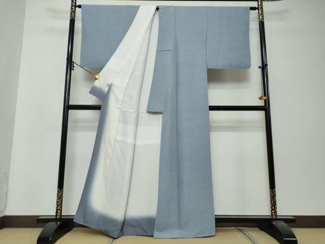 平和屋着物●上質な小紋 霞文 正絹 逸品 未使用 DABI2957ud
