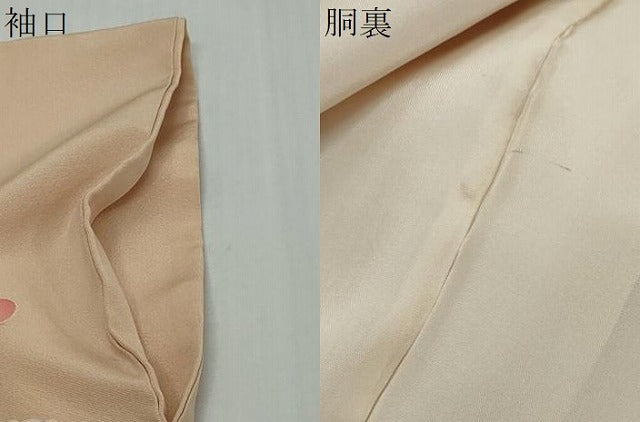 平和屋着物●訪問着 友禅 作家物 花鳥文 正絹 逸品 DABI2971ud