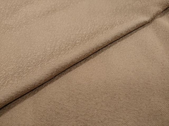 平和屋着物●江戸小紋 草木染 鮫小紋柄 反端付き 正絹 逸品 DABI2981ud