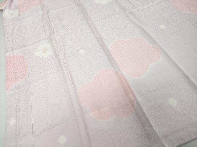 平和屋着物●長襦袢 無双仕立て 舞梅文 やまと誂製 正絹 逸品 DABI2985ud