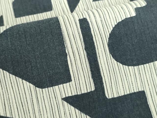 平和屋着物∴夏物 男性 浴衣 注染 手縫い 抽象文 綿 逸品 DABI3325cd