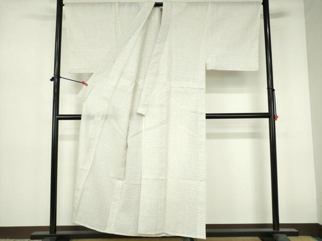 平和屋着物∴夏物 男性 上布 浴衣 抽象文 麻 逸品 DABI3354cd