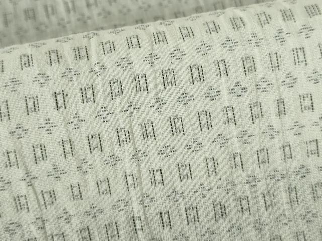 平和屋着物∴夏物 男性 上布 浴衣 抽象文 麻 逸品 DABI3354cd
