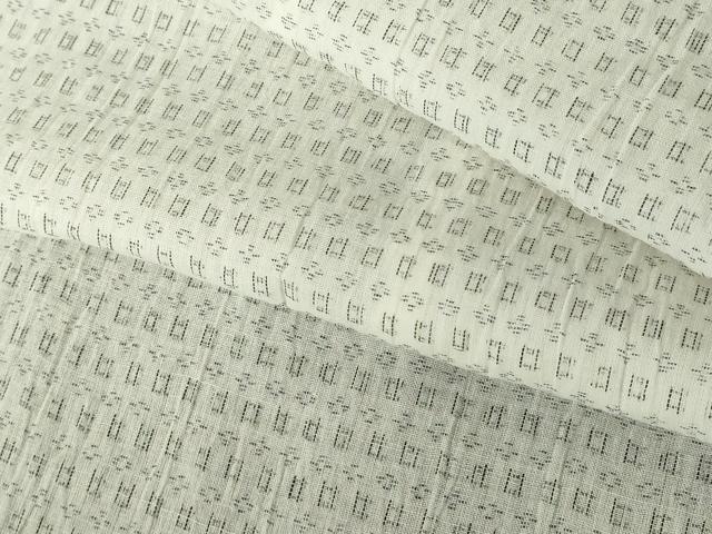 平和屋着物∴夏物 男性 上布 浴衣 抽象文 麻 逸品 DABI3354cd