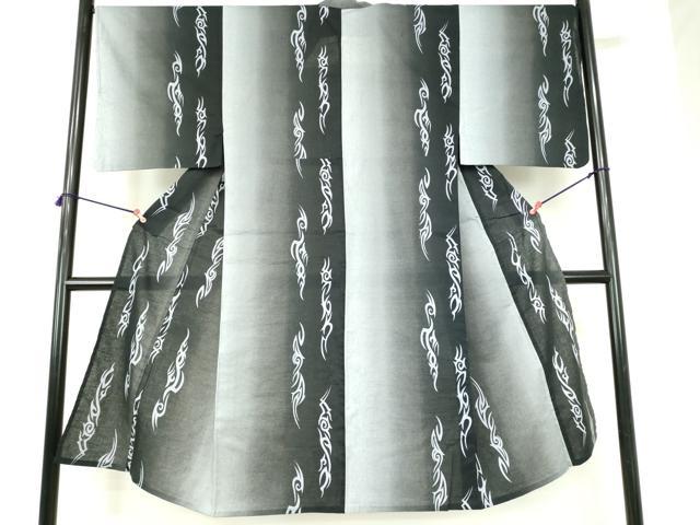 平和屋着物∴夏物 男性 綿紅梅 浴衣 流水文 綿 逸品 DABI3355cd
