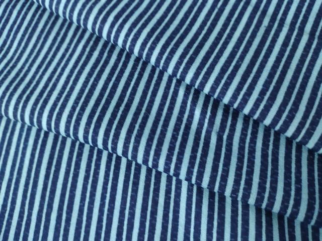 平和屋着物∴夏物 男性 浴衣 両面染 手縫い 間道 綿 逸品 DABI3362cd