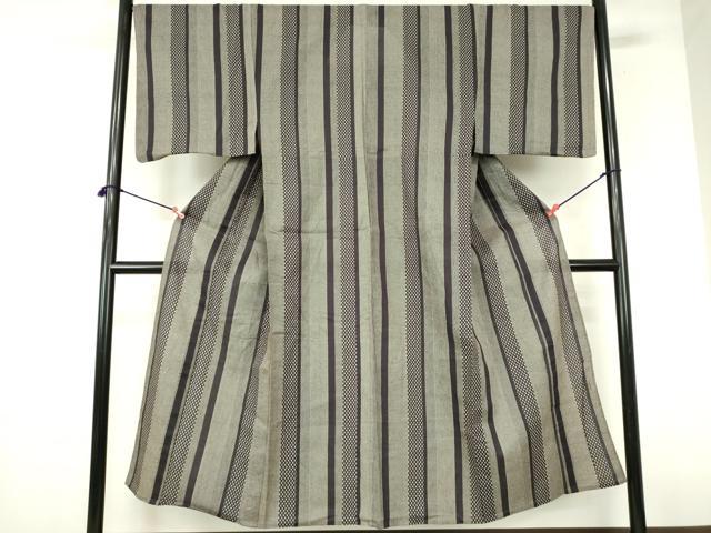 平和屋着物∴夏物 男性 浴衣 変わり間道 綿 逸品 DABI3376cd