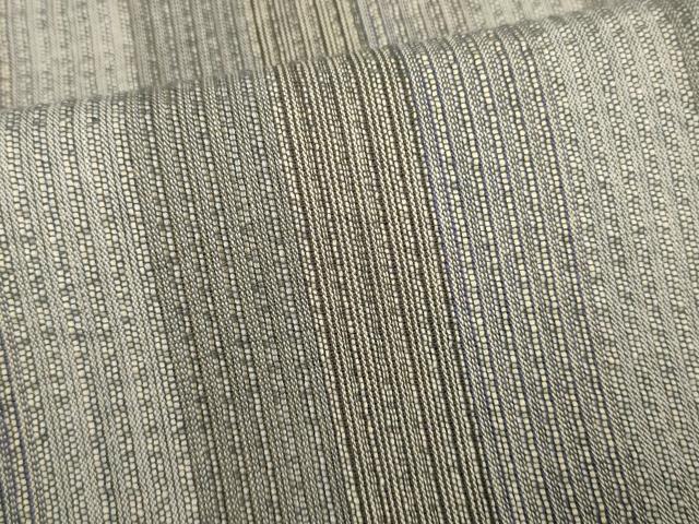 平和屋着物∴夏物 阿波しじら織 浴衣 縞 綿 ロング丈 逸品 DABI3411cd