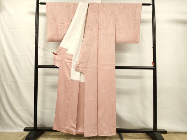 平和屋着物■上質な色無地 辻が花地紋 虹色 正絹 逸品 DABI3531ya