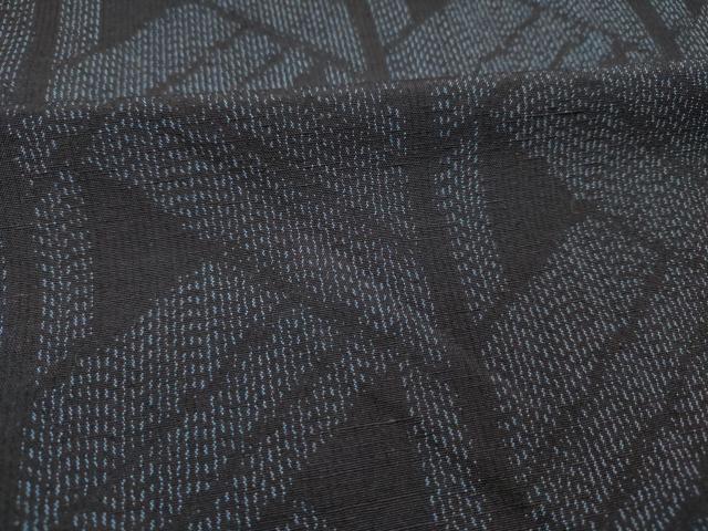 平和屋着物■上質な紬 幾何学文 正絹 逸品 DABI3576ya