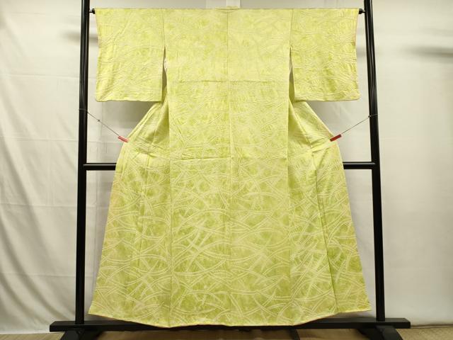 平和屋着物■上質な小紋 総絞り 芝尽くし 正絹 逸品 DABI3598ya