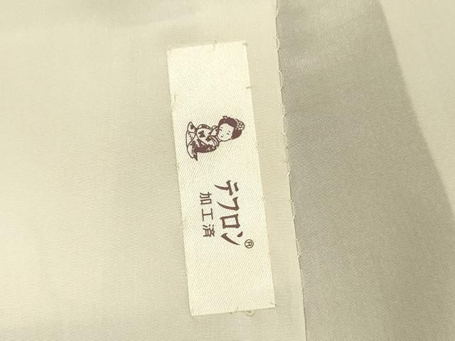 平和屋着物■訪問着 草花文 暈し染め 金銀彩 正絹 逸品 DABI3607ya