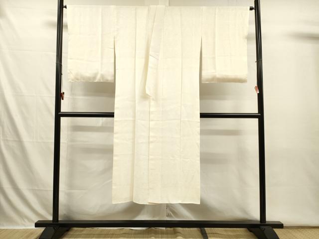 平和屋着物■長襦袢 袷 紗綾形花地紋 正絹 逸品 DABI3662ya