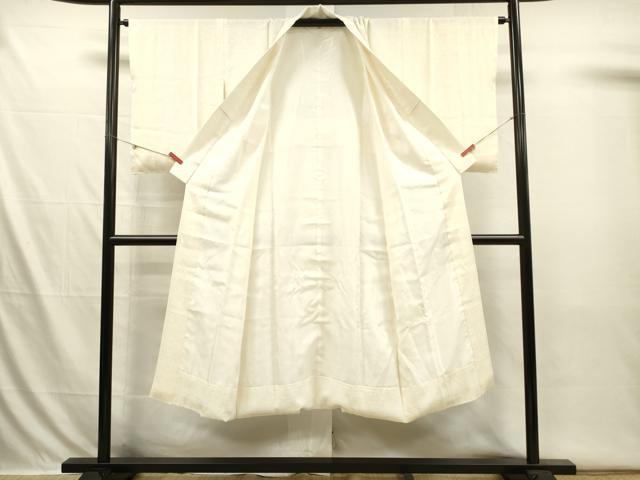 平和屋着物■長襦袢 袷 紗綾形花地紋 正絹 逸品 DABI3662ya
