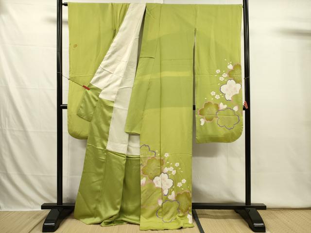 平和屋着物■豪華振袖 舞桜文 金彩 正絹 逸品 DABI3676ya