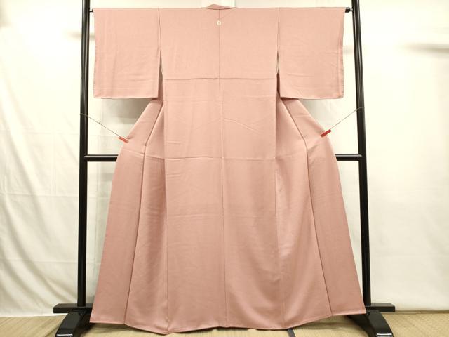 平和屋着物■上質な色無地 小花尽くし地紋 虹色 正絹 逸品 DABI3685ya