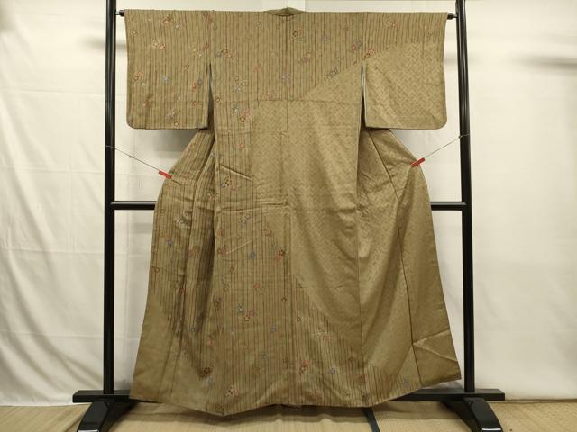 平和屋着物■訪問着 舞花文 金彩 正絹 逸品 DABI3786ya
