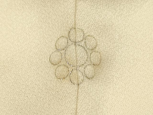 平和屋着物■訪問着 刺繍 格子花文 正絹 逸品 DABI3787ya