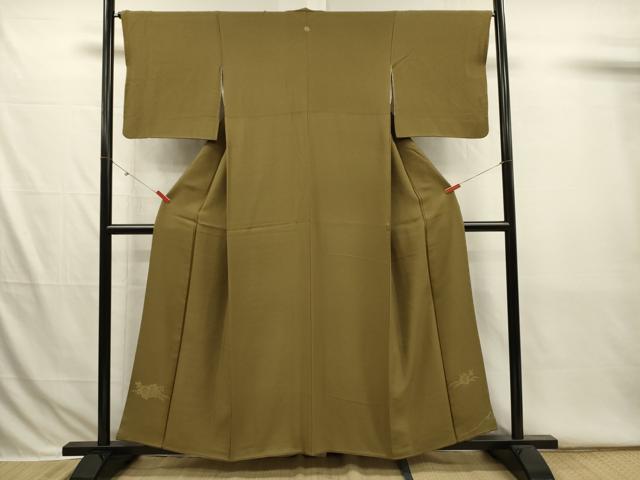 平和屋着物■豪華色留袖 花芝文 金糸 正絹 逸品 DABI3797ya