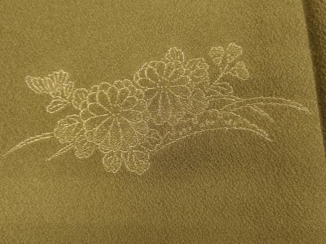 平和屋着物■豪華色留袖 花芝文 金糸 正絹 逸品 DABI3797ya
