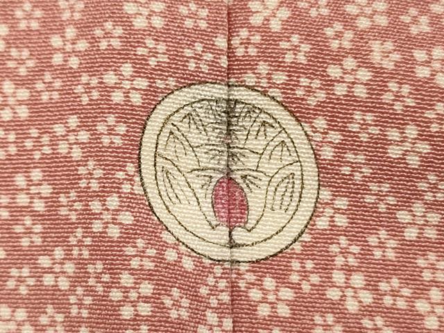 平和屋着物■江戸小紋 作家物 小花尽くし文 正絹 逸品 DABI3811ya