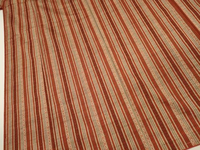平和屋着物■上質な紬 間道 正絹 逸品 DABI3856ya