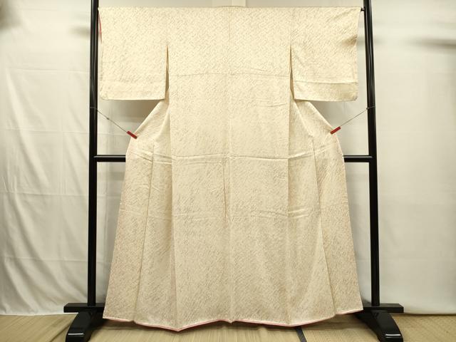 平和屋着物■上質な小紋 抽象文様 正絹 逸品 DABI3887ya