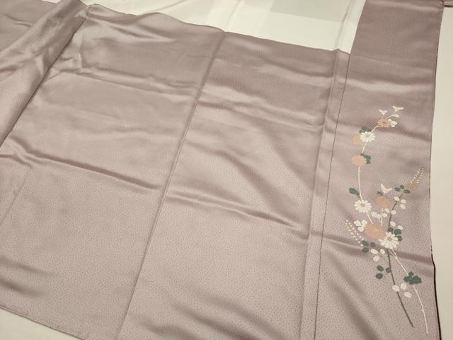 平和屋着物■訪問着 扇面飛鶴花松文 暈し染め 金彩 正絹 逸品 未使用 DABI3917ya