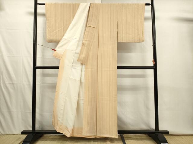 平和屋着物■上質な小紋 間道 正絹 逸品 DABI3941ya