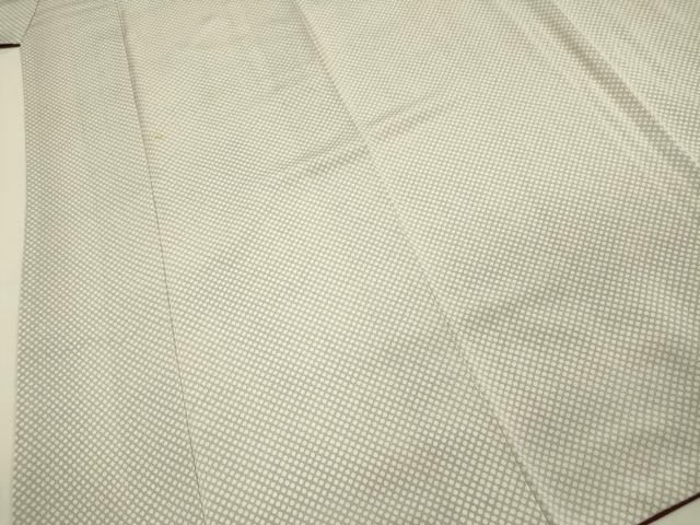 平和屋着物■江戸小紋 行儀 鬼しぼ縮緬 正絹 逸品 DABI3944ya