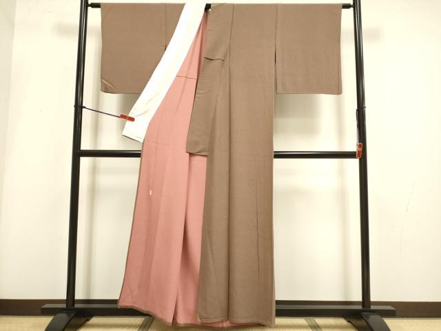 平和屋着物▽江戸小紋 単衣 作家物 草木染 鮫小紋柄 正絹 逸品 DABI4088du