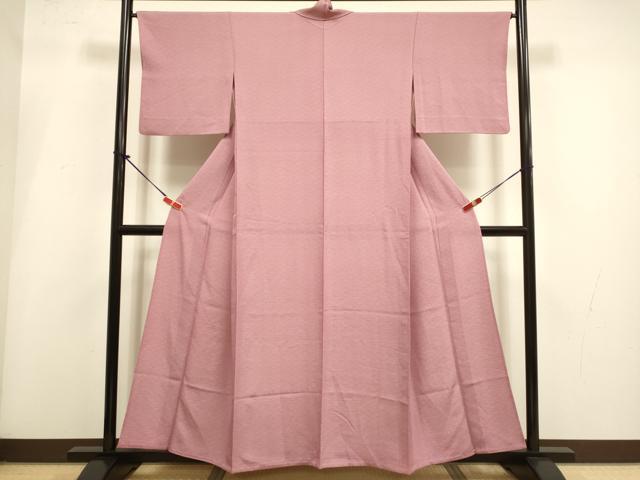 平和屋着物▽江戸小紋 単衣 鮫小紋柄 正絹 逸品 DABI4096du