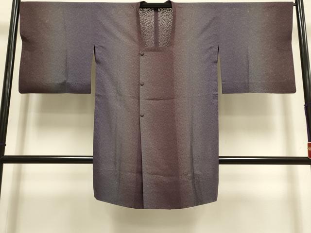 平和屋着物▽道行コート スリーシーズン 春夏秋 塵除け 草花文 正絹 逸品 DABI4134du