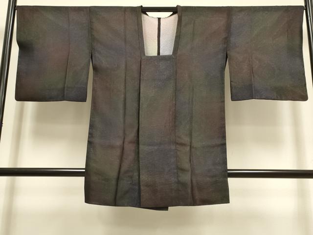平和屋着物▽道行コート スリーシーズン 春夏秋 塵除け 紗袷 紗×絽 霞文 正絹 逸品 DABI4137du