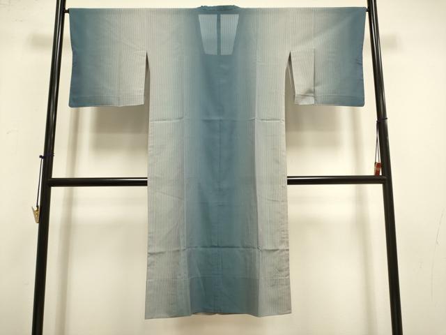 平和屋着物▽道行コート スリーシーズン 春夏秋 塵除け 縞 ロング丈 正絹 逸品 DABI4140du