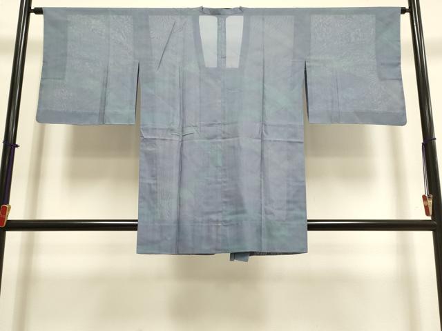 平和屋着物▽道行コート スリーシーズン 春夏秋 塵除け 霞文 鈴乃屋扱い 正絹 逸品 DABI4142du