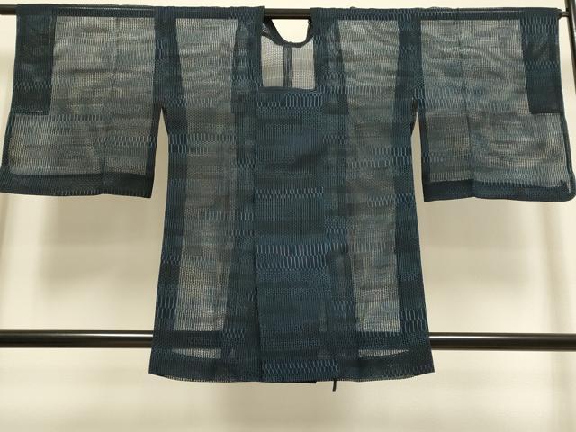 平和屋着物▽道行コート スリーシーズン 春夏秋 塵除け 霞文 正絹 逸品 DABI4143du