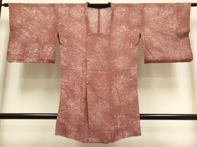 平和屋着物▽道行コート スリーシーズン 春夏秋 塵除け 唐草文 正絹 逸品 DABI4171du