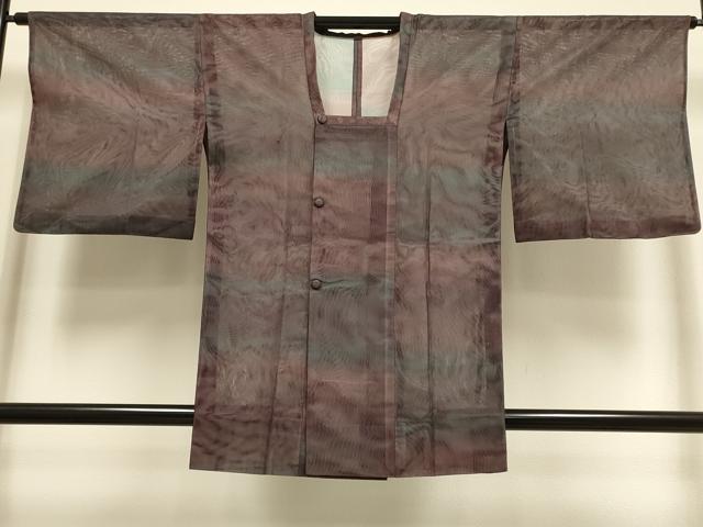 平和屋着物▽道行コート スリーシーズン 春夏秋 塵除け 二重紗 霞文 正絹 逸品 DABI4172du