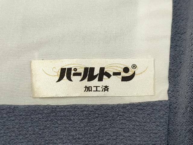 平和屋着物▽上質な色無地 単衣 濃い薄鼠色 正絹 逸品 未使用 DABI4192du