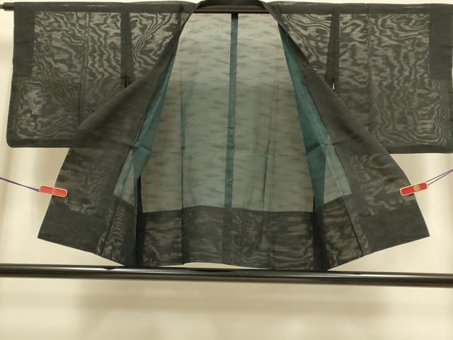 平和屋着物▽道行コート スリーシーズン 春夏秋 塵除け 霞文 正絹 逸品 DABI4244du