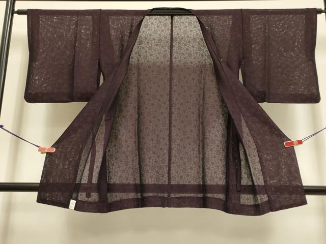 平和屋着物▽道行コート スリーシーズン 春夏秋 塵除け 草花文 DABI4250du