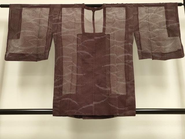 平和屋着物▽道行コート スリーシーズン 春夏秋 塵除け 芝文 正絹 逸品 DABI4252du