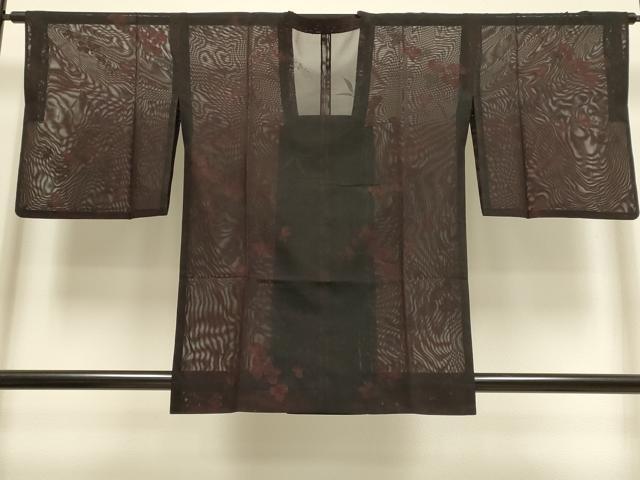 平和屋着物▽道行コート スリーシーズン 春夏秋 塵除け 枝花文 正絹 逸品 DABI4254du