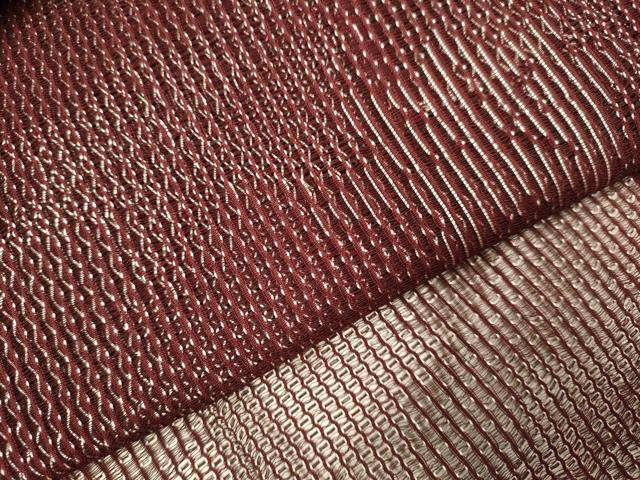 平和屋着物▽道行コート スリーシーズン 春夏秋 塵除け 楓 正絹 逸品 未使用 DABI4294du