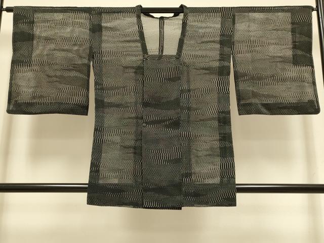 平和屋着物▽道行コート スリーシーズン 春夏秋 塵除け 霞文 正絹 逸品 DABI4299du