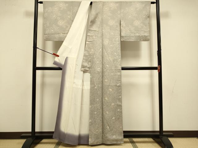 平和屋着物●訪問着 牡丹文 正絹 逸品 DABI4310du